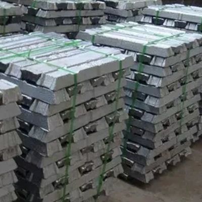 原料は合金の金属亜鉛合金のインゴット#2 #3 #5 15kgを亜鉛でメッキする