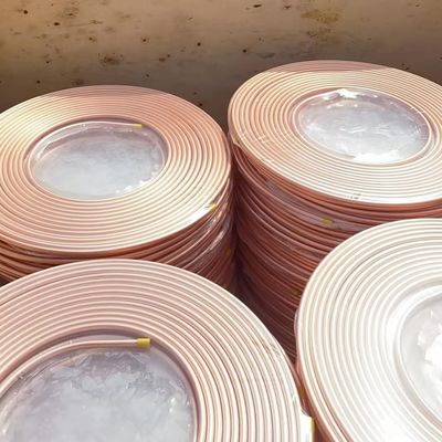 耐火性のPEによって絶縁される銅の管の管のエアコンの銅の管のコイル15mm