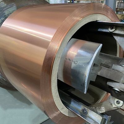 C12200 C12300の非鉄の金属の投げる銅のストリップのコイルは-囲まれたASTMを薄くする